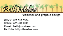 Beth Mabee business card