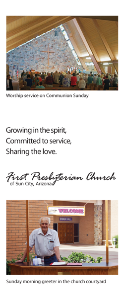 church brochure church brochure