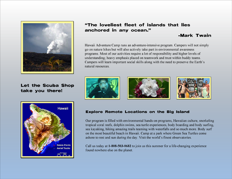 Scuba Shop flyer page 2